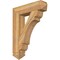 Ekena Millwork Olympic Arts & Crafts Rough Sawn Bracket, Western Red Cedar, 6"W x 28"D x 36"H BKT06X28X36OLY03RWR - alternate 1